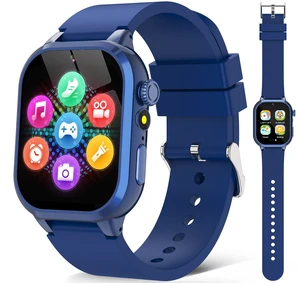 Kids Smart Watches for Girls Boys Toys Ages 4-12 with 30+ Games Video Recorder Music Alarm Clock Learning Card HD Touchscreen 4 5 6 7 8 Year Olds Birthday Gift (Blue) Kids Smart Watches for Girls Boys Toys Ages 4-12 with 30+ Games Video Recorder Music Alarm Clock Learning Card HD Touchscreen 4 5 6 7 8 Year Olds Birthday Gift (Blue)