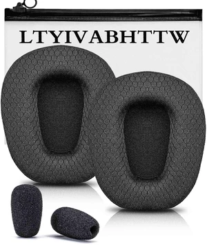 B450-XT B550-XT Kit Replacement Ear Pads Cushions - Compatible with B450 XT / B550 XT Headset I B450-XT/B550-XT Replacement Cushion Kit (Breathable Mesh) B450-XT B550-XT Kit Replacement Ear Pads Cushions - Compatible with B450 XT / B550 XT Headset I B450-XT/B550-XT Replacement Cushion Kit (Breathable Mesh)