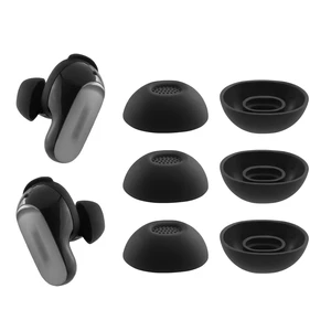 Replacement Ear Tips for Bose QuietComfort Ultra Earbuds 2nd Gen 3 Pairs (Black, Medium), Silicone Ear Tips Replacement Ear Tips for Bose QuietComfort Ultra Earbuds 2nd Gen 3 Pairs (Black, Medium), Silicone Ear Tips