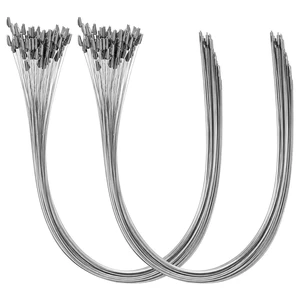 200Pcs 24IN Metal Zip Ties, 304 Stainless Steel Cable Ties 270lbs Tensile Strength, Self-locking Cable Ties for Exhaust Wrap 200Pcs 24IN Metal Zip Ties, 304 Stainless Steel Cable Ties 270lbs Tensile Strength, Self-locking Cable Ties for Exhaust Wrap