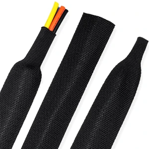 2:1Heat Shrink Wire Loom Braided Cable Sleeves,Heat Resistant Fabric Woven Shrink Tubing Wiring Harness for Protection Automotive,Harness Cable,Cable Management (1/2"-12ft) 2:1Heat Shrink Wire Loom Braided Cable Sleeves,Heat Resistant Fabric Woven Shrink Tubing Wiring Harness for Protection Automotive,Harness Cable,Cable Management (1/2"-12ft)