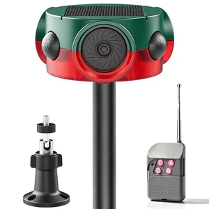 Solar Outdoor Motion Sensor Alarm - 360° Detection & 3x120dB Speakers, 3 Sensors, Universal Mount & Ground Stake, IP65 Waterproof Security Alarm for Yard, Farm, Warehouse (1pack) Solar Outdoor Motion Sensor Alarm - 360° Detection & 3x120dB Speakers, 3 Sensors, Universal Mount & Ground Stake, IP65 Waterproof Security Alarm for Yard, Farm, Warehouse (1pack)