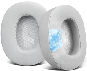 Cooling Gel Replacement Ear Pads for JBL E65BTNC/Live 650BTNC/Live 770NC/Live 660NC/Duet NC Over-Ear Headphones, Earpads Cushions with Noise Isolation Foam - Grey Cooling Gel Replacement Ear Pads for JBL E65BTNC/Live 650BTNC/Live 770NC/Live 660NC/Duet NC Over-Ear Headphones, Earpads Cushions with Noise Isolation Foam - Grey