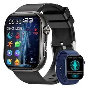 Smart Watch for Men Women,1.96" HD AMOLED Fitness Watch Tracker with 2 Band 20 Day+Battery Life/Heart Rate SpO2 Sleep Monitor,/140+Sport Modes/Bluetooth Call,/IP68 Waterproof/ Android iOS Smart Watch for Men Women,1.96" HD AMOLED Fitness Watch Tracker with 2 Band 20 Day+Battery Life/Heart Rate SpO2 Sleep Monitor,/140+Sport Modes/Bluetooth Call,/IP68 Waterproof/ Android iOS