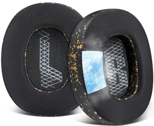 Cooling Gel Replacement Ear Pads for JBL E65BTNC/Live 650BTNC/Live 770NC/Live 660NC/Duet NC Over-Ear Headphones, Earpads Cushions with Noise Isolation Foam - Black Gold Cooling Gel Replacement Ear Pads for JBL E65BTNC/Live 650BTNC/Live 770NC/Live 660NC/Duet NC Over-Ear Headphones, Earpads Cushions with Noise Isolation Foam - Black Gold