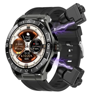 Smart Watch with Earbuds,Round 1.52'' Touch Screen,Business Watches for Men Women,Headphones Combo(Answer/Calls),Fitness Tracker with Sleep Monitor, 100+ Sports Modes,for iPhone & Android Smart Watch with Earbuds,Round 1.52'' Touch Screen,Business Watches for Men Women,Headphones Combo(Answer/Calls),Fitness Tracker with Sleep Monitor, 100+ Sports Modes,for iPhone & Android