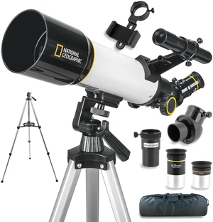 National Geographic Sky View 70mm Refractor Telescope with Panhandle Mount for Adults and Kids National Geographic Sky View 70mm Refractor Telescope with Panhandle Mount for Adults and Kids