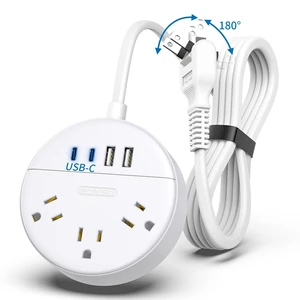 2 Prong Power Strip with USB-C, 2 Prong Extension Cord 15 FT, 2 Prong to 3 Prong Outlet Adapter Rotating Plug, 3 AC Outlets 4 USB Port, Compact Power Strip Ideal for Old House, Travel, White 2 Prong Power Strip with USB-C, 2 Prong Extension Cord 15 FT, 2 Prong to 3 Prong Outlet Adapter Rotating Plug, 3 AC Outlets 4 USB Port, Compact Power Strip Ideal for Old House, Travel, White