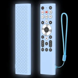ERF6A80 ERF6G80H ERF6F80H Voice Remote Cover for Hisense U6 U7 U8 U9 U6N U7N U8N U9N Series 4K Smart TV 2024 Case Silicone Protector Glow in Dark - Blue ERF6A80 ERF6G80H ERF6F80H Voice Remote Cover for Hisense U6 U7 U8 U9 U6N U7N U8N U9N Series 4K Smart TV 2024 Case Silicone Protector Glow in Dark - Blue