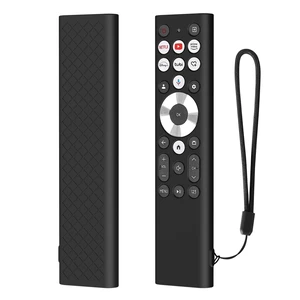 ERF6A80 ERF6G80H ERF6F80H Cover for Hisense U6N U7N U8N U9N S7N Series 4K UHD Google Smart TV Remote Black Silicone Case ERF6A80 ERF6G80H ERF6F80H Cover for Hisense U6N U7N U8N U9N S7N Series 4K UHD Google Smart TV Remote Black Silicone Case