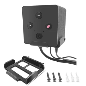 Metal Wall Mount for Fire TV Cube - Secure Steel Holder, Soft Foam, Compatible with 1st, 2nd & 3rd Gen, Black Metal Wall Mount for Fire TV Cube - Secure Steel Holder, Soft Foam, Compatible with 1st, 2nd & 3rd Gen, Black