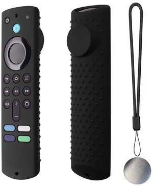 Silicone Remote Cover for Fire TV Stick 3rd Gen 2021 /Fire TV Stick 4k Max Silicone Case Anti-Slip Silicone Protective Case Silicone Sleeve with Magnetic tech(Black) Silicone Remote Cover for Fire TV Stick 3rd Gen 2021 /Fire TV Stick 4k Max Silicone Case Anti-Slip Silicone Protective Case Silicone Sleeve with Magnetic tech(Black)