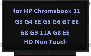 LCD Screen Replacement for HP Chromebook 11 G3 G4 EE G5 G6 G7 G9 11A G8 EE, ProBook G2, Stream Pro Series LCD LED Display Panel HD 30 Pin EDP (Non Touch) LCD Screen Replacement for HP Chromebook 11 G3 G4 EE G5 G6 G7 G9 11A G8 EE, ProBook G2, Stream Pro Series LCD LED Display Panel HD 30 Pin EDP (Non Touch)
