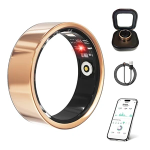 Smart Ring for Women Men Health Tracker Ring No APP Fee 7-Day Battery Life IP68 Waterproof Sleep Step Monitor (Gold, 8) Smart Ring for Women Men Health Tracker Ring No APP Fee 7-Day Battery Life IP68 Waterproof Sleep Step Monitor (Gold, 8)