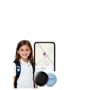 GPS Tracker for Kids, Android Only, Google Find Hub, Pin Case No monthly fee; pin silicone case; for backpacks, clothing, school bags & elderly belongings GPS Tracker for Kids, Android Only, Google Find Hub, Pin Case No monthly fee; pin silicone case; for backpacks, clothing, school bags & elderly belongings