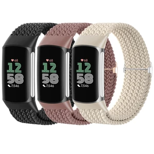 Braided Solo Loop Bands Compatible with Fitbit Charge 6/Charge 5, 3 Pack Adjustable Stretchy Wristbands Soft Woven Nylon Replacement for Fitbit Charge 5/Charge 6 Tracker Smart Watch for Women Men Braided Solo Loop Bands Compatible with Fitbit Charge 6/Charge 5, 3 Pack Adjustable Stretchy Wristbands Soft Woven Nylon Replacement for Fitbit Charge 5/Charge 6 Tracker Smart Watch for Women Men