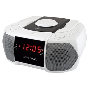 HX-334CD CD Player with Alarm Clock Radio (White) AM/FM Radio, Digital Clock, Dual Alarm, LED Display, Aux-in, AC Power Source HX-334CD CD Player with Alarm Clock Radio (White) AM/FM Radio, Digital Clock, Dual Alarm, LED Display, Aux-in, AC Power Source