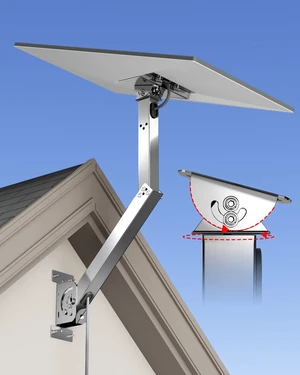 Starlink Wall Mount for Standard 4X /Gen 3 /V3, 304 Stainless Steel Kit Fit For Starlink Wall/Pole/Roof Mount, Adjustable Mounting Kit Multiple Angles With Adapter,fit for V3 Starlink Standard Dish Starlink Wall Mount for Standard 4X /Gen 3 /V3, 304 Stainless Steel Kit Fit For Starlink Wall/Pole/Roof Mount, Adjustable Mounting Kit Multiple Angles With Adapter,fit for V3 Starlink Standard Dish