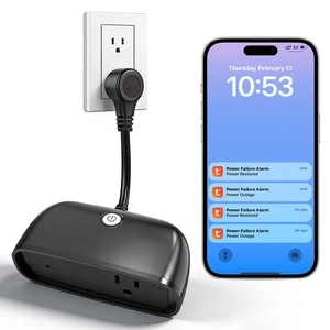 Power Failure Alarm WiFi,Freezer Power Outage Alarm with App Alerts 110dB Alarm, LED Indicator, Protect Property with Instant Alerts for Garage Freezer, Refrigerators & Sump Pump Power Failure Alarm WiFi,Freezer Power Outage Alarm with App Alerts 110dB Alarm, LED Indicator, Protect Property with Instant Alerts for Garage Freezer, Refrigerators & Sump Pump