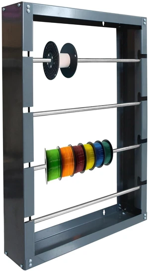 Wire Spool Rack Cold-Rolled Steel Wire/Cable Dispenser with 4 Adjustable Rods - Superior Strength Wall Mounted Spool Storage Rack Wire Holder for Electrical, Industrial & Retail Use Wire Spool Rack Cold-Rolled Steel Wire/Cable Dispenser with 4 Adjustable Rods - Superior Strength Wall Mounted Spool Storage Rack Wire Holder for Electrical, Industrial & Retail Use