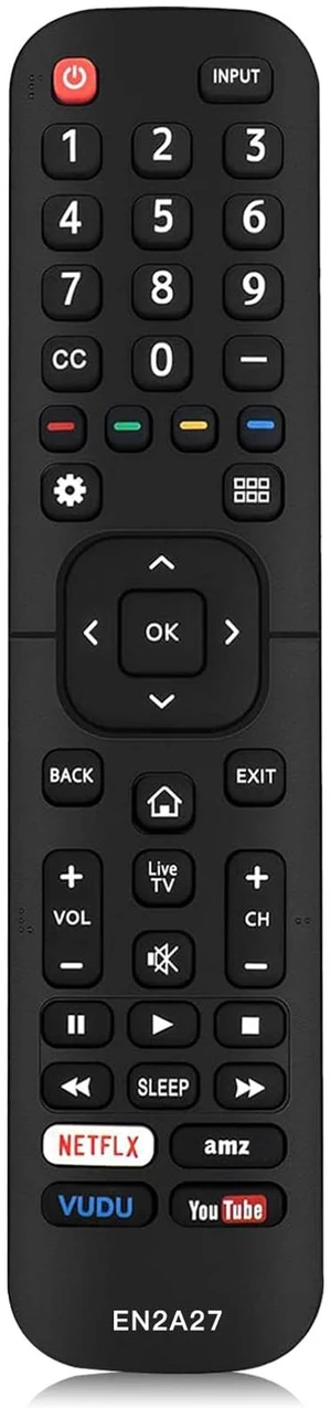 New Replacement Universal Sharp aquos Remote Control EN2A27 Compatible with Sharp Hisense Smart TV Remote Control New Replacement Universal Sharp aquos Remote Control EN2A27 Compatible with Sharp Hisense Smart TV Remote Control