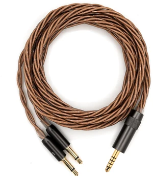 4.4mm Headphone 5N Cable High Purity Copper Plated with Gold Foil Replacement Cable Compatible with Hifiman Sundara,Ananda,Arya,He400se,1.5m,Dual 3.5mm to 4.4mm 4.4mm Headphone 5N Cable High Purity Copper Plated with Gold Foil Replacement Cable Compatible with Hifiman Sundara,Ananda,Arya,He400se,1.5m,Dual 3.5mm to 4.4mm
