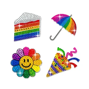 ® Rhinestone Stickers - Happiness Sticker Pack, 2 x 2 Each Unique Sparkly Cut-to-Shape for Collecting, Trading, Decorating Laptops, Phone Cases, Scrapbooks ® Rhinestone Stickers - Happiness Sticker Pack, 2 x 2 Each Unique Sparkly Cut-to-Shape for Collecting, Trading, Decorating Laptops, Phone Cases, Scrapbooks