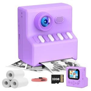 Instant Cameras that Print Photos: 48MP Kids Camera Instant Print -Toys Gifts for Girls Boys Aged 3-12 for Christmas Birthday Holiday - Portable Lanyard & 3 Rolls Printing Paper - Purple Instant Cameras that Print Photos: 48MP Kids Camera Instant Print -Toys Gifts for Girls Boys Aged 3-12 for Christmas Birthday Holiday - Portable Lanyard & 3 Rolls Printing Paper - Purple