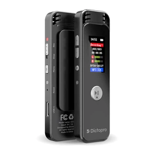 X200 Digital Voice Activated Recorder with Playback, 16GB 1100H max capacity, 20H battery life, 10m range, password lock, A-B repeat, variable speed, USB-C charging X200 Digital Voice Activated Recorder with Playback, 16GB 1100H max capacity, 20H battery life, 10m range, password lock, A-B repeat, variable speed, USB-C charging