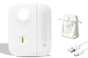 3-in-1 Personal Safety Door Alarm for Travel, at Home, or Window Security 130dB Loud Siren and Strobe Light, Portable Rechargeable with Doorbell and Night Light Flashlight (Snow) 3-in-1 Personal Safety Door Alarm for Travel, at Home, or Window Security 130dB Loud Siren and Strobe Light, Portable Rechargeable with Doorbell and Night Light Flashlight (Snow)