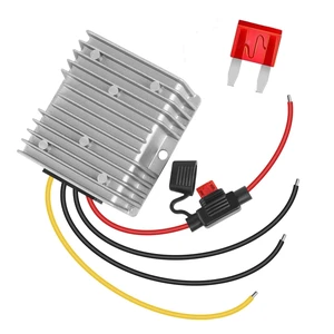 DC 24V 36V 48V to 12V 10A 120W Golf Cart Voltage Step Down Converter Voltage Regulator Reducer Volt Waterproof Buck Transformer DC 24V 36V 48V to 12V 10A 120W Golf Cart Voltage Step Down Converter Voltage Regulator Reducer Volt Waterproof Buck Transformer