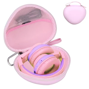 Kids Headphones Case Compatible with iClever BTH12 / HS19 / BTH26 Kids Bluetooth Headphones, Storage Hard Bag -Cloud Pink (Case Only) Kids Headphones Case Compatible with iClever BTH12 / HS19 / BTH26 Kids Bluetooth Headphones, Storage Hard Bag -Cloud Pink (Case Only)
