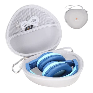 Kids Headphones Case Compatible with iClever BTH12 / HS19 / BTH26 Kids Bluetooth Headphones, Storage Hard Bag -Grey (Case Only) Kids Headphones Case Compatible with iClever BTH12 / HS19 / BTH26 Kids Bluetooth Headphones, Storage Hard Bag -Grey (Case Only)