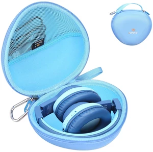 Kids Headphones Case Compatible with iClever BTH12 / HS19 / BTH26 Kids Bluetooth Headphones, Storage Hard Bag -Sky Blue (Case Only) Kids Headphones Case Compatible with iClever BTH12 / HS19 / BTH26 Kids Bluetooth Headphones, Storage Hard Bag -Sky Blue (Case Only)