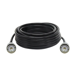 CB Coax Cable 18 Feet Solid Copper, UHF Male PL-259 to UHF Male PL-259 Low Loss, RG58 Coaxial Cable 50 Ohm Coax for CB Radio, Ham Radio, SWR Meter, Police Scanner, Antenna Tuner (18FT) CB Coax Cable 18 Feet Solid Copper, UHF Male PL-259 to UHF Male PL-259 Low Loss, RG58 Coaxial Cable 50 Ohm Coax for CB Radio, Ham Radio, SWR Meter, Police Scanner, Antenna Tuner (18FT)
