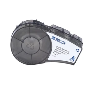 Authentic (M21-750-581-WT) Repositionable Vinyl Labels for Equipment, Facility ID, Floor Marking, Lab, Lean/5S, Pipe/Valve, Black on White-Designed for M210, M210-LAB, M211 Printers, 0.75"Wx21'L Authentic (M21-750-581-WT) Repositionable Vinyl Labels for Equipment, Facility ID, Floor Marking, Lab, Lean/5S, Pipe/Valve, Black on White-Designed for M210, M210-LAB, M211 Printers, 0.75"Wx21'L