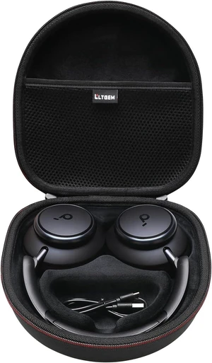 Hard Case for Anker Soundcore Q30/Q20i/Q45/Space One Pro Headphones, Black Hard Eva Storage Protective Case for Anker Soundcore Q45/Q35/Q30/Q20/Q20i/Space One Pro Over-Ear Headphones, Case Only Hard Case for Anker Soundcore Q30/Q20i/Q45/Space One Pro Headphones, Black Hard Eva Storage Protective Case for Anker Soundcore Q45/Q35/Q30/Q20/Q20i/Space One Pro Over-Ear Headphones, Case Only