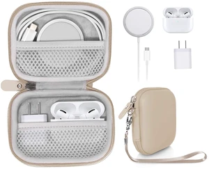 All-in-One Case for iPhone MagSafe Charger & Battery Pack, Storage for Accessories/Power Adapter/Charge Cable/Docks, Compatible with AirPods 4/ Pro 3/2/ 1 All-in-One Case for iPhone MagSafe Charger & Battery Pack, Storage for Accessories/Power Adapter/Charge Cable/Docks, Compatible with AirPods 4/ Pro 3/2/ 1