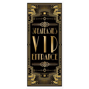 Roaring 20s Door Cover Gatsby Theme Speakeasies VIP Enrtance 72x30inch 72x30inch Roaring 20s Door Cover Gatsby Theme Speakeasies VIP Enrtance 72x30inch 72x30inch