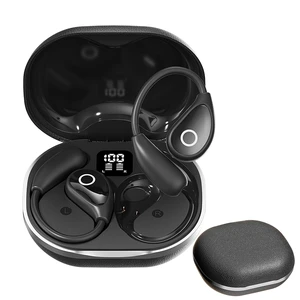 Open Ear Wireless Bluetooth Headphones, Pain-Free Air Conduction Ear Buds with LED Digital Display Charging Case, Sweat Resistant for Running, Safe Driving, and Extended Daily Use Open Ear Wireless Bluetooth Headphones, Pain-Free Air Conduction Ear Buds with LED Digital Display Charging Case, Sweat Resistant for Running, Safe Driving, and Extended Daily Use
