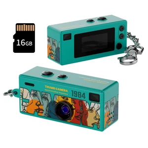 Mini Keychain Digital Camera, 1080P HD Video Recorder, Mirco Thumb Camera, Digicam,Video Recording,Bag Charm for Vlog Kids Adult Students (Turquoise) Mini Keychain Digital Camera, 1080P HD Video Recorder, Mirco Thumb Camera, Digicam,Video Recording,Bag Charm for Vlog Kids Adult Students (Turquoise)