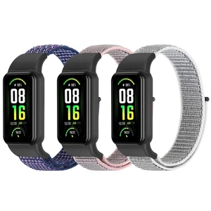 Solo Loop Nylon Bands Compatible with Amazfit Band 7 Straps,Soft Breathable Comfortable Adjustable Colorful Sports Replacement Wristband for Amazfit Band 7 for Men Women Solo Loop Nylon Bands Compatible with Amazfit Band 7 Straps,Soft Breathable Comfortable Adjustable Colorful Sports Replacement Wristband for Amazfit Band 7 for Men Women