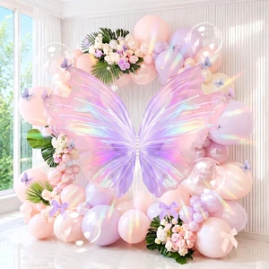 47 Inch Giant Butterfly Party Decoration Large Mariposas Grandes para Decor Big 3D Silk Butterfly Backdrop for Birthday Party Wedding Photo Booth(Pink Purple, Laser Style) 47 Inch Giant Butterfly Party Decoration Large Mariposas Grandes para Decor Big 3D Silk Butterfly Backdrop for Birthday Party Wedding Photo Booth(Pink Purple, Laser Style)