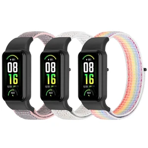 Solo Loop Nylon Bands Compatible with Amazfit Band 7 Straps,Soft Breathable Comfortable Adjustable Colorful Sports Replacement Wristband for Amazfit Band 7 for Men Women Solo Loop Nylon Bands Compatible with Amazfit Band 7 Straps,Soft Breathable Comfortable Adjustable Colorful Sports Replacement Wristband for Amazfit Band 7 for Men Women