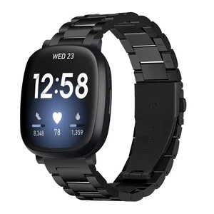 Stainless Steel Band Compatible with Fitbit Versa 4 / Fitbit Sense 2 / Fitbit Versa 3 / Fitbit Sense, Adjustable Metal Watch Bands BraceletsWristband Replacement for Women Men Stainless Steel Band Compatible with Fitbit Versa 4 / Fitbit Sense 2 / Fitbit Versa 3 / Fitbit Sense, Adjustable Metal Watch Bands BraceletsWristband Replacement for Women Men