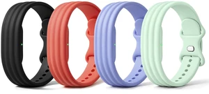 4 Pack Active Band Compatible with Google Fitbit Air Band Soft Silicone Replacement Sport Strap for Fitbit Air Band for Women Men 4 Pack Active Band Compatible with Google Fitbit Air Band Soft Silicone Replacement Sport Strap for Fitbit Air Band for Women Men