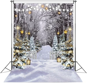 Winter Wonderland Backdrop 6x8FT Winter Snowflake Christmas Tree Forest Scene Photography Background Snowy Xmas Party Decorations Supplies Photo Props Winter Wonderland Backdrop 6x8FT Winter Snowflake Christmas Tree Forest Scene Photography Background Snowy Xmas Party Decorations Supplies Photo Props