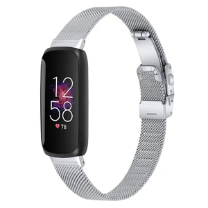 Compatible with Fitbit inspire 3 metal band, Replacement Stainless Steel Mesh Watch Band Quick Release Metal Smart Strap for Fitbit inspire 3 Health & Fitness Tracker Watch Compatible with Fitbit inspire 3 metal band, Replacement Stainless Steel Mesh Watch Band Quick Release Metal Smart Strap for Fitbit inspire 3 Health & Fitness Tracker Watch