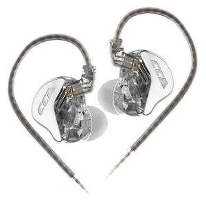in Ear Monitor CCA CRA Ultra-Thin Diaphragm Dynamic Driver IEM Earphones Bass Earbuds with 2Pin Removable Cord,Compatible with iPhone Android,iPad MP3, Fits All 3.5mm Interface Devices(Silver) in Ear Monitor CCA CRA Ultra-Thin Diaphragm Dynamic Driver IEM Earphones Bass Earbuds with 2Pin Removable Cord,Compatible with iPhone Android,iPad MP3, Fits All 3.5mm Interface Devices(Silver)