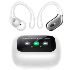 Wireless Earbuds 40H Bluetooth 5.3 Sport Headphones with Earhooks,White Sweatproof & Waterproof,In-ear Buds Feature Easy Button & Deep Bass, Stereo Sound Device for Gym Running Workout Wireless Earbuds 40H Bluetooth 5.3 Sport Headphones with Earhooks,White Sweatproof & Waterproof,In-ear Buds Feature Easy Button & Deep Bass, Stereo Sound Device for Gym Running Workout